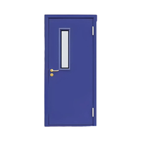 Porte coupe-feu en acier avec indice d'incendie de 3 heures, utilisation commerciale, compatible avec les armoires de cuisine, porte coupe-feu double intérieure/extérieure à vendre
