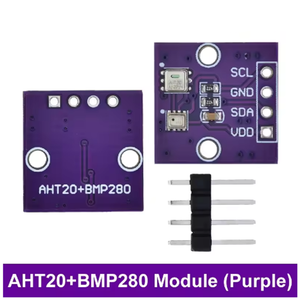 AHT20+BMP280 โมดูลเซ็นเซอร์วัดอุณหภูมิความชื้นและความดันอากาศความแม่นยำสูง - Product Image 6
