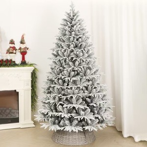 Árbol de <span class=keywords><strong>Navidad</strong></span> Artificial <span class=keywords><strong>Moderno</strong></span> con Nieve Artificial, Blanco, 150/180/210/240 cm, para Decoración del Hogar, Gran Venta - Product Image 2