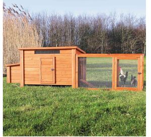 Jaula personalizada de madera <span class=keywords><strong>Natura</strong></span> para correr al aire libre, para patio trasero, pollos, parque infantil para animales pequeños - Product Image 2