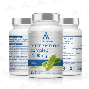 Supports Liver Health Bitter Gourd Capsules Bitter Melon Capsule Pills With 500mg Bitter Melon Extract