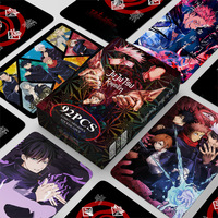 Cartes LOMO Anime de Haute Qualité, 92 Pièces par Ensemble, pour les Fans d'Anime en Cadeau