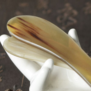 Cuerno Natural de vaca <span class=keywords><strong>Yak</strong></span> Gua Sha tablero Manual cuerpo Fascia herramienta de reparación rodillo de masaje de meridianos herramienta de cuidado corporal productos de masaje - Product Image 5