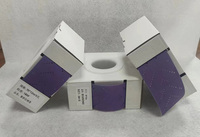 Rouleau de papier abrasif en céramique violet, grain 180, 70 mm x 12 m, auto-agrippant, 2-3/4 po x 13 yards # 80-- # 400