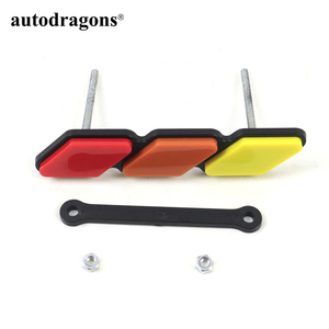 Autodragons – Étiquettes de voiture à LED dégradées 3 couleurs (rouge, bleu, noir, or, vert) pour calandre avant Tacoma, 4Runner, Tundra - Product Image 6