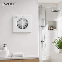Ventilateur domestique à faible bruit avec capteur de mouvement, nouveau design, grand volume d'air, 4 pouces
