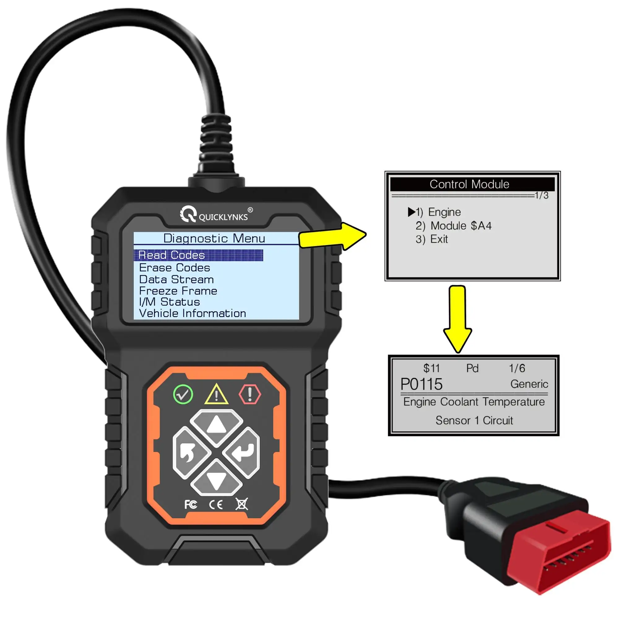 Fabrik preis Obd2 Monitor Code Reader Diagnose tool für mehrere Fahrzeuge Obd II Voll systems canner Obd Diagnose für Autos