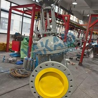 Válvula de Compuerta de Acero Inoxidable Stellite, Roscada, NACE MR0175, 550 ° C (Alta Temperatura), Flujo Bajo el Conector