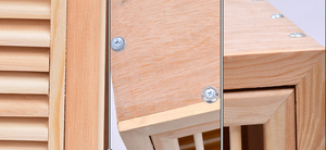 Facile da installare porta modulare in legno divisorio mobile da corsa polli gabbia nido scatola di allevamento di legno gabbia per piccioni per uccelli - Product Image 3