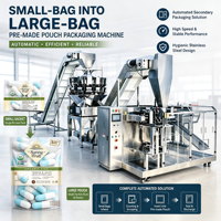 Machine d'emballage de sachets pour vitamines A et D, pour l'emballage de pilules, de sachets et de capsules, ligne de conditionnement secondaire
