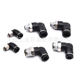 Conector Rápido de Cobre en Forma de L de 90 Grados, PL8-02/10-03mm, para Mangueras Neumáticas - Product Image 3