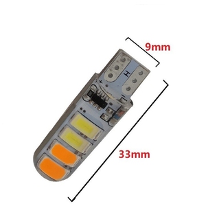Nuevas piezas <span class=keywords><strong>de</strong></span> coche T10 T10 silicona 5630 8SMD bombilla LED W5W 168 194 lámpara liquidación matrícula luz ambiental faro - Product Image 2