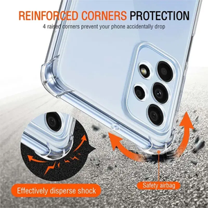 Étui en TPU transparent en silicone souple, protection anti-empreintes digitales, antichoc pour <span class=keywords><strong>A52</strong></span> 5G A72 A42 A32 A22 A12 A13 A03 - Product Image 2