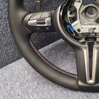 Volant sport M pour BMW F30 F10 F15 F36 F20 F22 F25 F32 M3 M4 M5 X5 E46 E60 E70 E90 E91 E92 Volant de voiture en cuir
