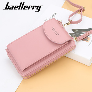 Baellerry Women's Phone Bag Small Vertical Square Zipper <b>Wristlet</b> Portable Everyday Use - Product Image 1