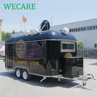 WECARE Truk Penjual Makanan Otomatis Trailer Standar Dapur Mobile Dilengkapi USA