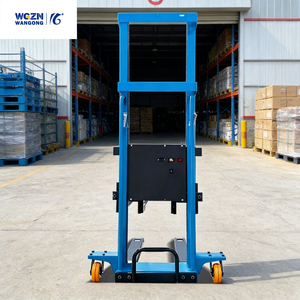 Chariot élévateur électrique autoporteur WGZN, nouveau modèle, 1 tonne, transpalette manuel 1,6 m 2 m pour transport, chariot élévateur monté sur camion - Product Image 1