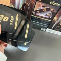Protector de Pantalla de Vidrio OG ESD 9H, Película Templada HD para iPhone 15 16 17 Pro Max, Alta Protección Contra Polvo de Aluminio para Samsung S26 S25