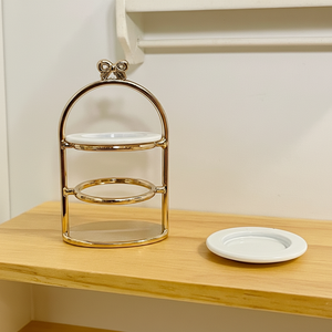 ที่วางเค้กโลหะชุบทองทำจากสแตนเลสสุดหรูสำหรับคัพเค้กขนมหวานและของว่างอื่นๆเครื่องครัวสำหรับตกแต่งบ้าน - Product Image 1