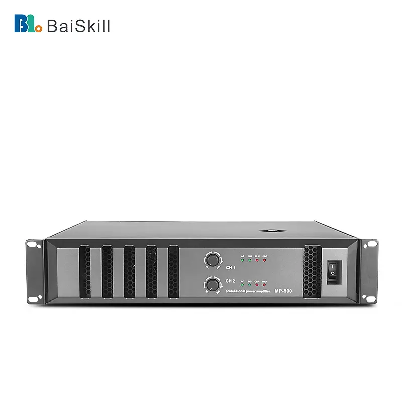 BaiSKill MP500 Power Amplifier Professional Audio Sound System Digital Power Amplifier