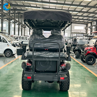 Voiture de golf tout-terrain haute performance Robetaa 6 places, voiturettes de golf chinoises, buggy de golf surélevé motorisé