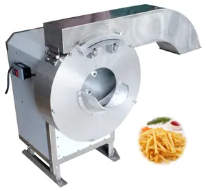 Newest Design Electric Potato Chips Cutter Machine For Eggplant Plantain Fruit Potato Cutting With Long Service Life