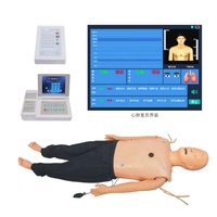 Mannequin d'entraînement ACLS rcp AED ECG Intubation factice de premiers soins