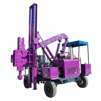 Machine de forage de pieux à haute fréquence avec tête de marteau, angle de pieux réglable, pour piquage de pieux