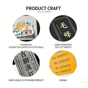 Autocollants personnalisés avec logo <span class=keywords><strong>de</strong></span> marque, imperméables, découpés à la forme, en vinyle, imprimés sur papier, pour dessins animés - Product Image 5