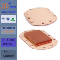 Bloc de refroidissement liquide pour GPU en cuivre usiné sur mesure par CNC, plaque froide liquide haute performance pour serveurs IA et HPC