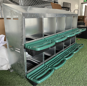 2 lớp kim loại bền trứng đẻ hộp dễ dàng để làm sạch mạ kẽm vịt gà & ngỗng làm tổ hộp - Product Image 2