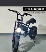 Vélo électrique WindChaser avec batterie au lithium 48V10.4/13/15Ah, 7 vitesses, freins à disque hydrauliques