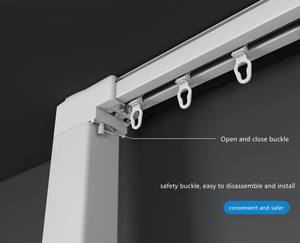 Nouvelle Rail de Rideau Électrique Intelligente WiFi TUYA Compatible Alexa Google Home pour le marché américain - Product Image 6