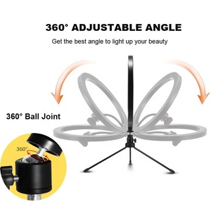 <span class=keywords><strong>Amazon</strong></span> 10 "iluminación fotográfica anillo de luz autofoto con soporte del trípode para el Stream en vivo/<span class=keywords><strong>MAQUILLAJE</strong></span> - Product Image 3
