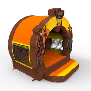 Casa de rebote inflable con temática de vaquero comercial Western Adventure Party Castillo inflable para niños - Product Image 2