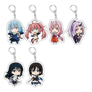 พวงกุญแจอนิเมะญี่ปุ่นเรื่อง That Time I Got Reincarnated As a Slime รูปเรมูรุ เทมเพสต์ แบบใส ของเล่นพวงกุญแจชุบเงิน - Product Image 1