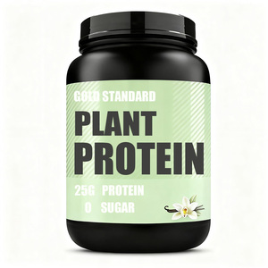 OEM hữu cơ thực vật dựa trên Whey <span class=keywords><strong>Protein</strong></span> bột đường-Miễn phí phòng tập thể dục bổ sung với bơ Fudge hương vị cho người lớn - Product Image 1