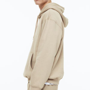 Venta al por mayor Basics 100% Algodón Hombres Oversized Full Zipper Hoodie Heavyweight French Terry Winter Solid Zip Sudaderas con capucha - Product Image 5