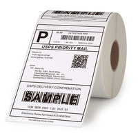 Étiquettes d'expédition en rouleau pour petites entreprises, format personnalisé, papier autocollant pour transfert thermique