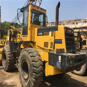 Komatsu WA320-3 380/300/320/350/400/450 स्टॉक में लोडर, WA320-3 सामने लोडर komatsu इस्तेमाल किया सस्ते बिक्री पर