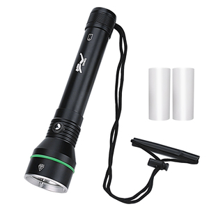 Boruit Professional Diving Flashlight Underwater 5000 Lumens 110m Long Range Led Scuba Diving Torch Flashlight