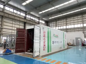 PEM generator oksigen hidrogen elektrolisis, pembangkit listrik air murni, bahan bakar energi terbarukan, generator oksigen hidrogen hijau, tanaman produksi hidrogen elektrolisis