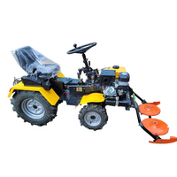 Tractor Cultivador a Gasolina/Diésel con Arranque Eléctrico y Certificación CE