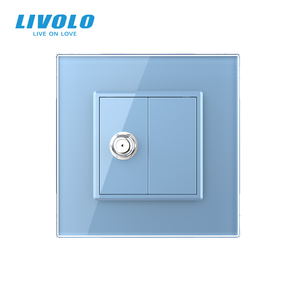 Prises murales satellite LIVOLO standard britannique 86x86mm, module fonctionnel 22.5x45mm pour <span class=keywords><strong>antenne</strong></span> <span class=keywords><strong>TV</strong></span> HD 4K 8K UHD - Product Image 6