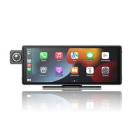 Grosir 10.26 ''1080P Dual lensa Dash Cam Portable Smart Monitor nirkabel CarPlay DVR perekam GPS FM Amplifier untuk Android