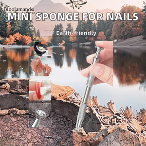 Esponja Ecológica DAUD MED INTERNATIONAL Mini de 1 cm con Punta Inclinada para Decoración de Uñas y Manicura - Product Image 2