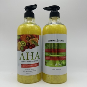 Gel de Ducha Blanqueador Natural en Oferta, Champú, Jabón Líquido Brillante con AHA, Vitamina C, Arbutina y Leche de Cabra para el Baño de Hombres y Mujeres - Product Image 3