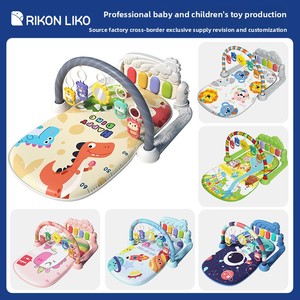 Tapis d'éveil musical pour bébé <span class=keywords><strong>avec</strong></span> piano à pédales, jouets souples en plastique ABS, pour nourrissons et tout-petits de 0 à 24 mois, pour la maison - Product Image 4