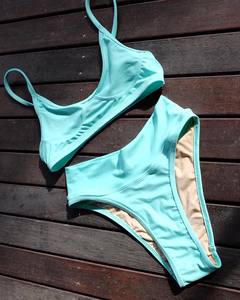 Set di Design da donna Bikini da donna a 4 vie elasticizzati Spandex in tessuto 80 + tessuto da bagno