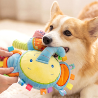 Jouet à mâcher Hipidog pour animaux de compagnie, peluche durable résistante aux morsures, jouet moléaire, jouet apaisant pour soulager l'anxiété chez les chiens